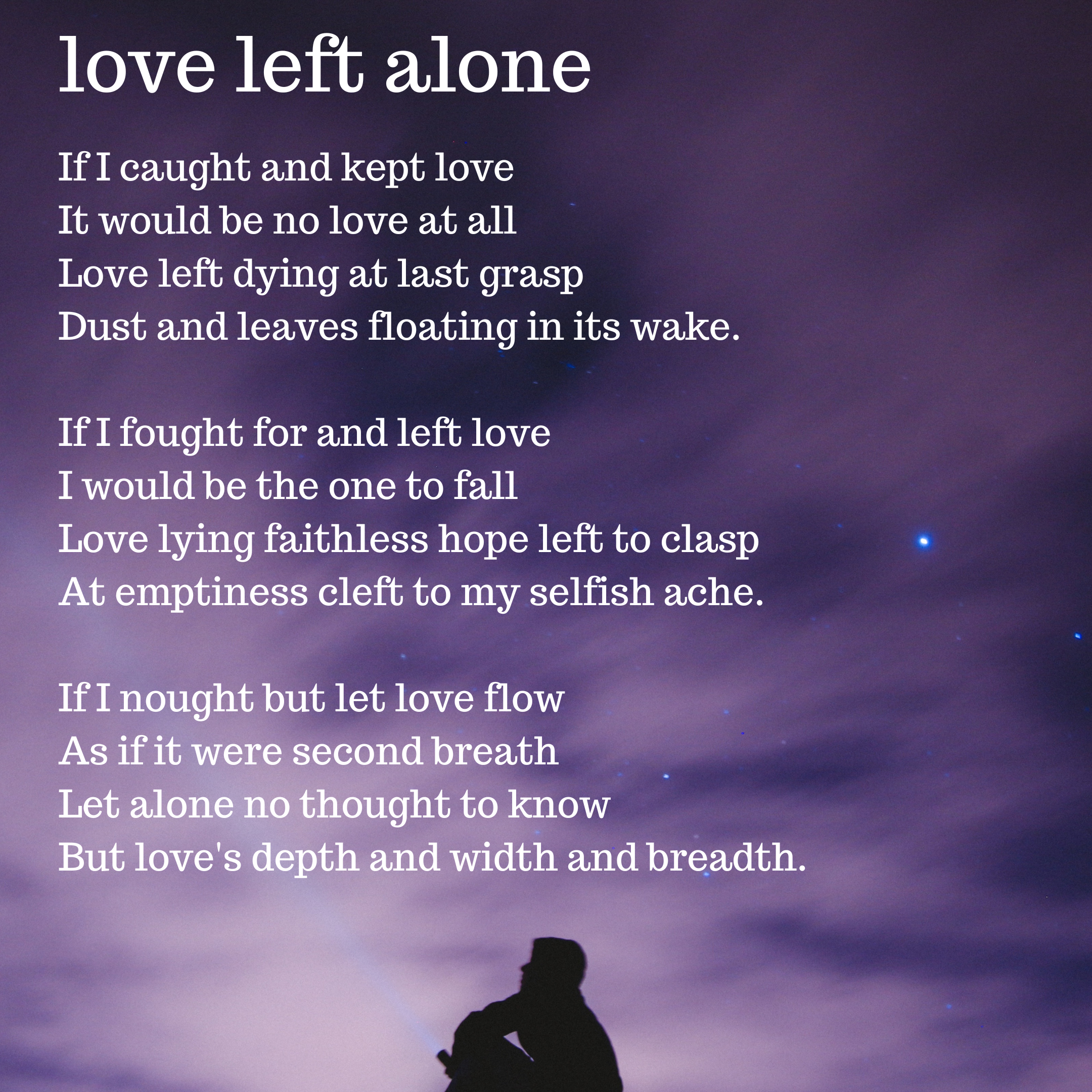 love left alone