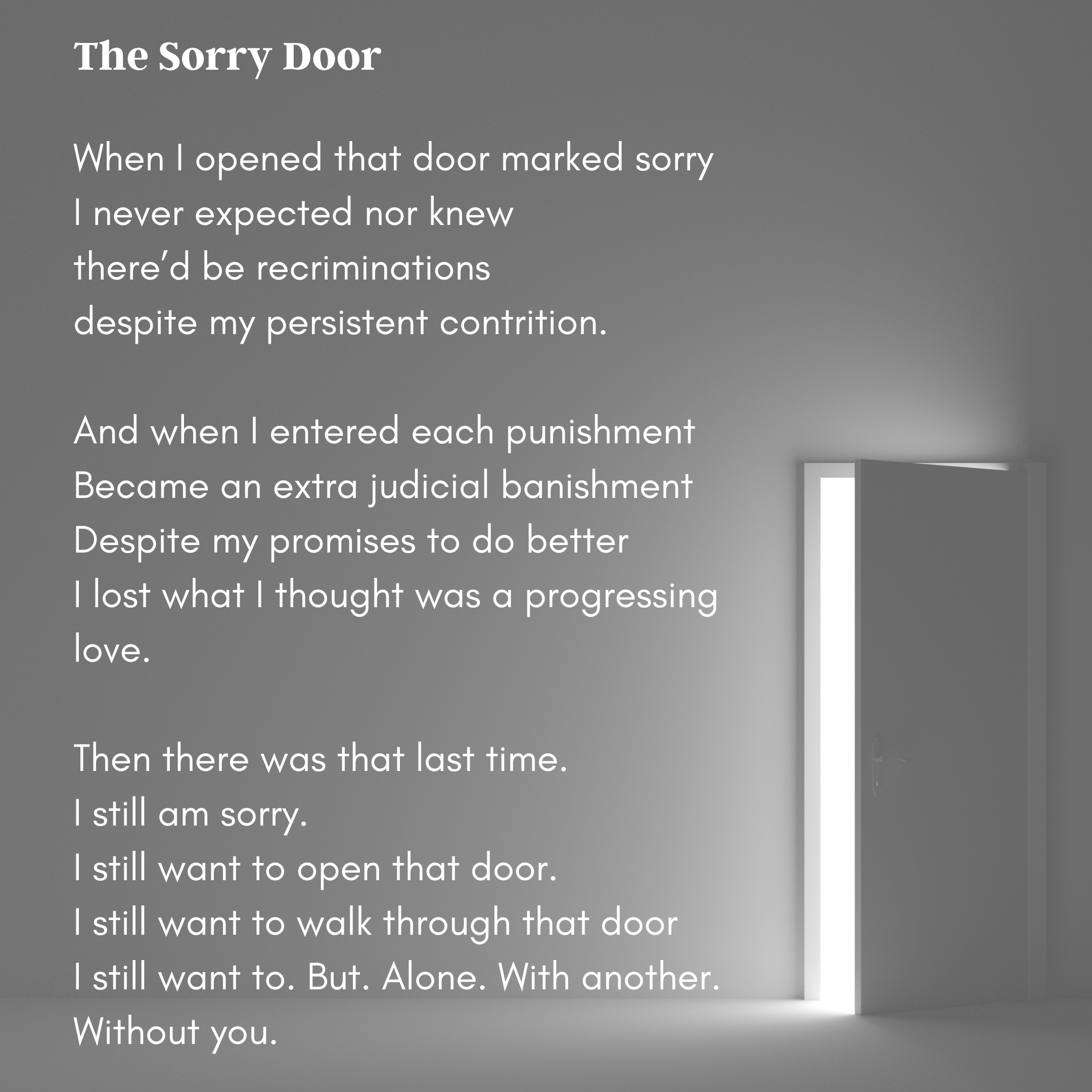 The Sorry Door