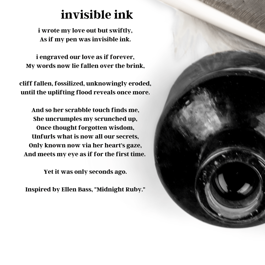invisible ink – Andrew James Whalan