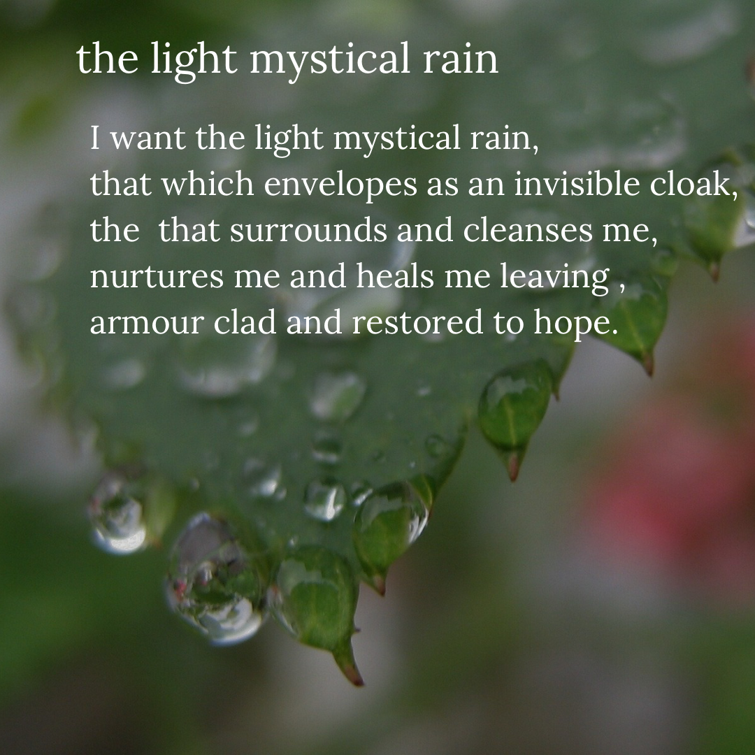 Light mystical rain