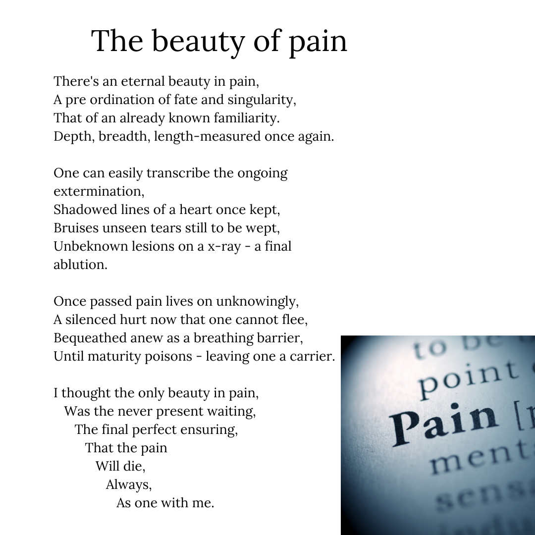 the beauty of pain