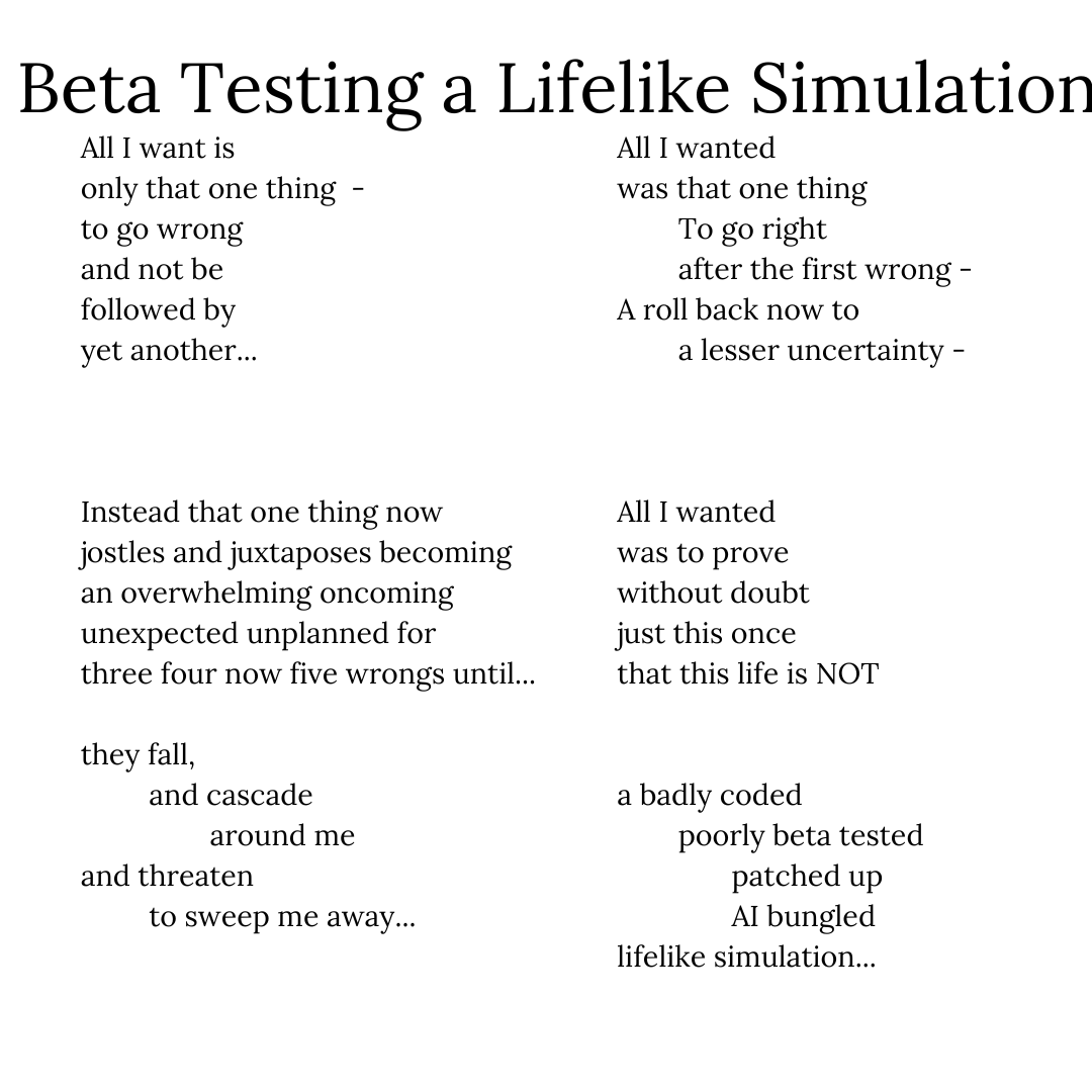 Beta Testing a Lifelike Simulation